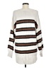 American Eagle Outfitters Stripes Ivory Pullover Sweater Size M - photo 2