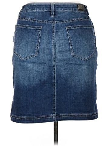 Earl Jean Denim Skirt (view 2)