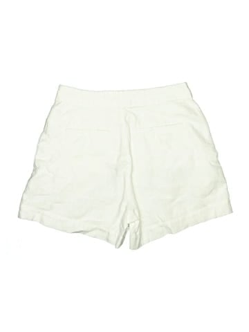 Madewell Clean Button-Tab Shorts in Linen Canvas (view 2)