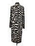 Anne Klein Chevron-herringbone Black Casual Dress Size 4 - photo 2