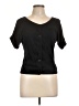 Decree 100% Cotton Black Cardigan Size L (estimated) - photo 1