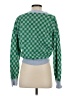 J.Crew Checkered-gingham Green Cardigan Size XS - photo 2