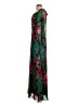 Xscape 100% Polyester Floral Green Cocktail Dress Size 4 - photo 5