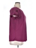 Perseption Concept Burgundy Short Sleeve Top Size XL - photo 4