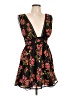 NBD 100% Polyester Floral Black Cocktail Dress Size L - photo 1