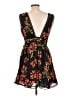 NBD 100% Polyester Floral Black Cocktail Dress Size L - photo 2