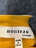 Monteau Yellow Short Sleeve Blouse Size L - photo 7