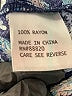 Rose & Thyme 100% Rayon Blue 3/4 Sleeve Blouse Size M - photo 9