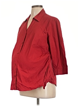 New Additions Maternity 3/4 Sleeve Blouse