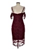 Guess 100% Polyester Burgundy Cocktail Dress Size 8 - photo 2
