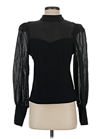 Flat White Long Sleeve Blouse (view 1)