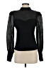 Flat White Black Long Sleeve Blouse Size S - photo 1