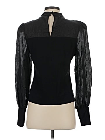 Flat White Long Sleeve Blouse (view 2)