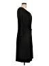 Christopher & Banks Solid Black Casual Dress Size 12 - photo 4