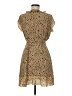 Sunday Best 100% Polyester Animal Print Tan Cocktail Dress Size 8 - photo 2