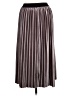Unbranded 100% Polyester Metallic Silver Formal Skirt Size L - photo 2