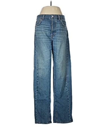 Madewell The Pieced Barrel-Leg Full-Length Jean (view 1)