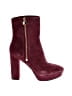 MICHAEL Michael Kors 100% Leather Burgundy Ankle Boots Size 9 1/2 - photo 1