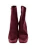 MICHAEL Michael Kors 100% Leather Burgundy Ankle Boots Size 9 1/2 - photo 2