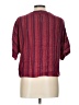 Rails Burgundy Short Sleeve Blouse Size L - photo 2
