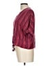 Rails Burgundy Short Sleeve Blouse Size L - photo 5