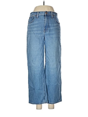 Madewell The Petite Perfect Vintage Wide-Leg Crop Jean in Knoxville Wash (view 1)