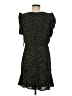 Express 100% Polyester Animal Print Green Casual Dress Size M - photo 2