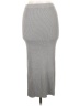 Zara Solid Gray Casual Skirt Size L - photo 2