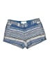 Joie Print Blue Shorts Size 4 - photo 1