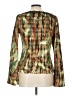 Alberto Makali 100% Polyester Multi Color Green Long Sleeve Blouse Size L - photo 2