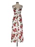 Guess Floral White Casual Dress Size M - photo 2