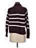 No Comment Stripes Burgundy Pullover Sweater Size M - photo 2