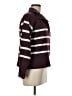 No Comment Stripes Burgundy Pullover Sweater Size M - photo 4