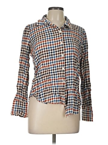 Ann Taylor Factory Long Sleeve Button-Down Shirt (view 1)