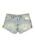 Levi's 100% Cotton Blue Denim Shorts Size 24 waist - photo 1