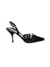 Prada Black Suede Caged Slingback Heels Size EU 37 - photo 1