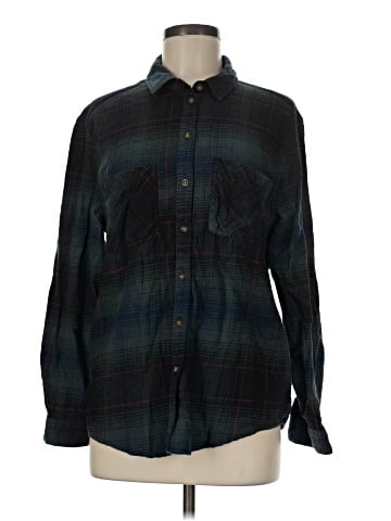 BDG Long Sleeve Button-Down Shirt (view 1)