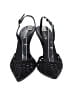 Prada Black Suede Caged Slingback Heels Size EU 37 - photo 2