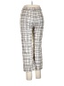 Sanctuary Plaid Ivory Casual Pants Size L - photo 2