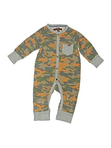 7 For All Mankind Long Sleeve Onesie (view 1)