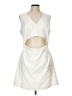 French Connection Solid Ivory Cocktail Dress Size 12 - photo 1