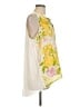 Tiny Yellow Sleeveless Blouse Size L - photo 4