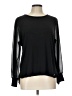 Calvin Klein Black Long Sleeve Blouse Size L - photo 1