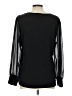 Calvin Klein Black Long Sleeve Blouse Size L - photo 2