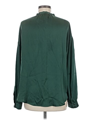 Xirena Long Sleeve Silk Top (view 2)