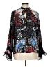 Laundry by Shelli Segal 100% Polyester Black 3/4 Sleeve Blouse Size 12 - photo 1