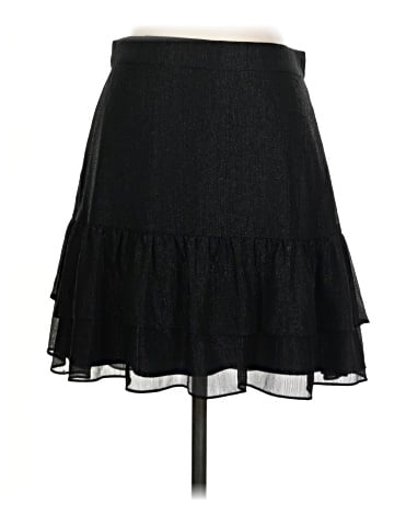 Madewell Shimmer Ruffle-Hem Mini Skirt (view 1)
