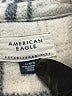 American Eagle Outfitters Plaid Ivory Coat Size L - photo 6