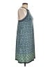 Max Studio Print Blue Casual Dress Size L - photo 4