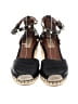 Valentino Garavani 100% Leather Black Wedges Size EU 37 - photo 2